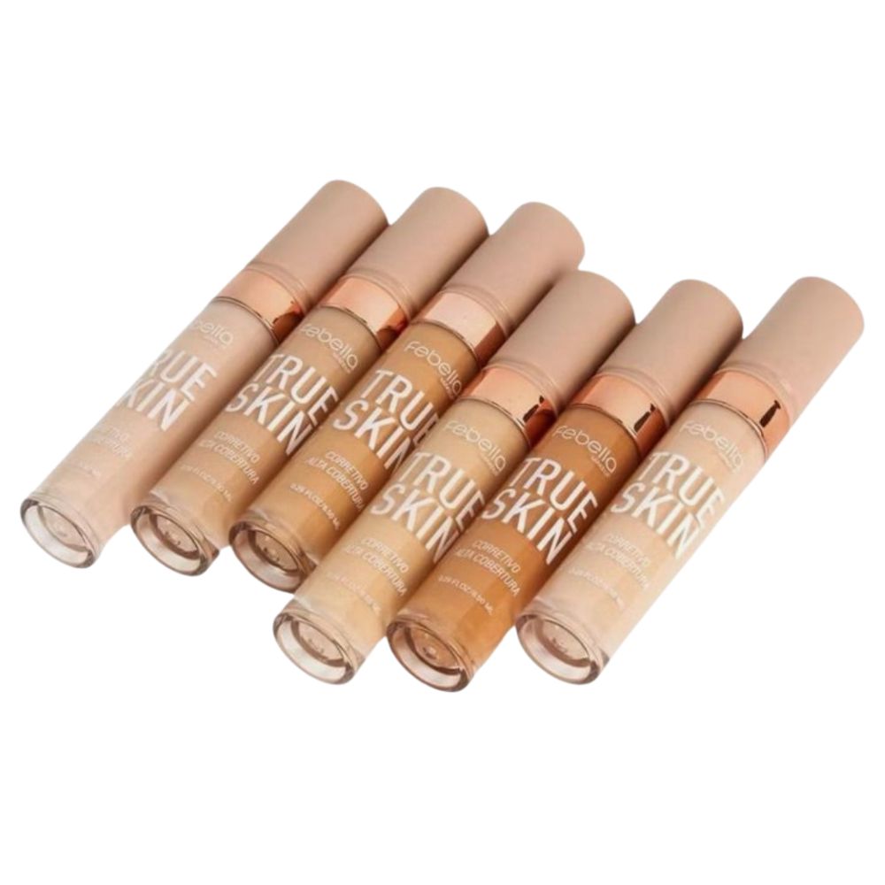 CORRETIVO TRUE SKIN FEBELLA - ALTA COBERTURA E EFEITO NATURAL 